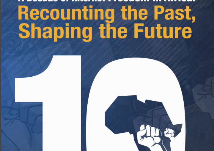 State of internet Freedom in Africa 2023 report cover